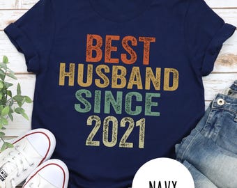5th Anniversary Gift for Husband Since 2021, Wood Wedding Anniversary Shirt