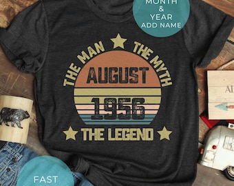 70th Birthday Shirt, Born In 1955 Tee, Grandpa T-Shirt