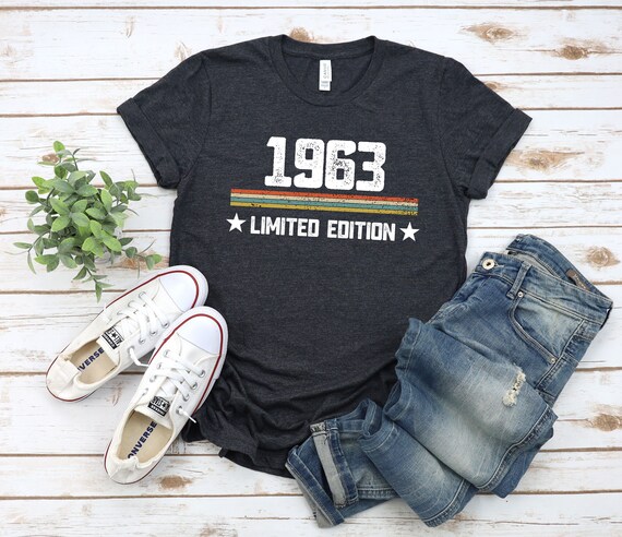 58th Birthday Shirt / Vintage 1963 T-Shirt / 58th Birthday | Etsy