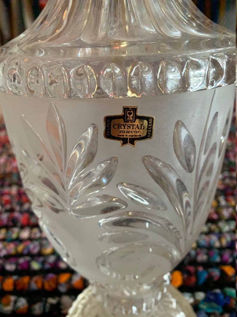 Crystal Zajecar Lamp Etsy