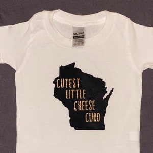 Glitter Wisconsin Toddler Shirt