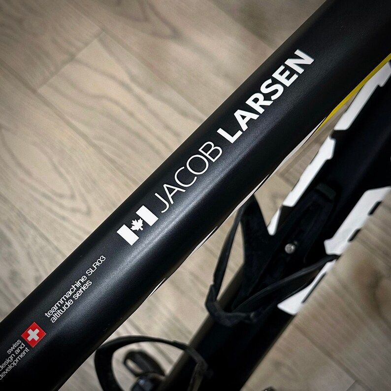 Custom Name Bike Decal Sticker Canada Etsy Canada