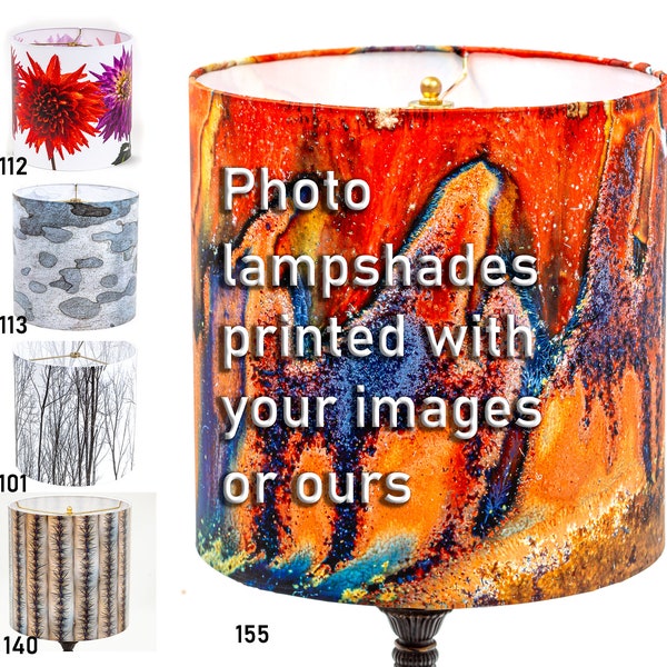 Photo art lamp shade with yours or our photos