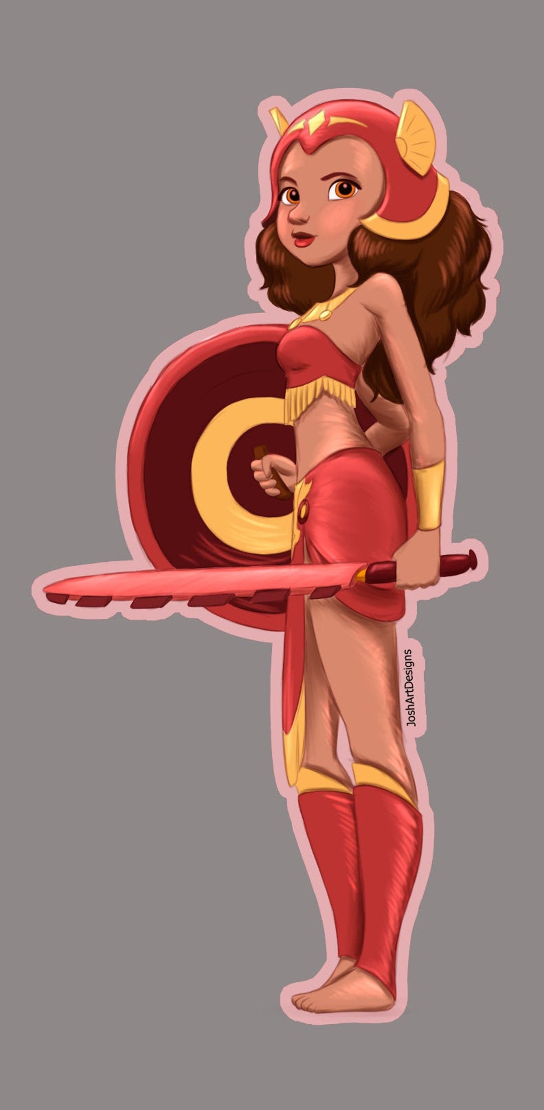 Aphrodite Areia Sticker Etsy