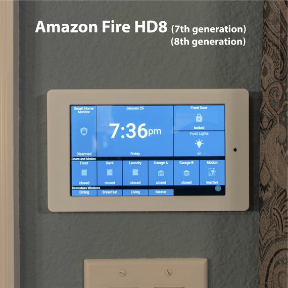 Amazon Fire HD 8 Tablet Wall Mount 7th & 8th Generation Integrated