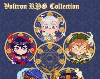 VLD RPG Collection Clear Acrylic Charm