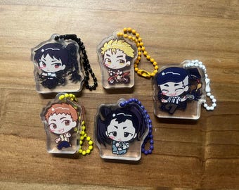 1.5" Ajin Nagai Kei, Kaito, Nakano Kou, Takeshi Kotobuki, Sato Mini Acrylic Charms
