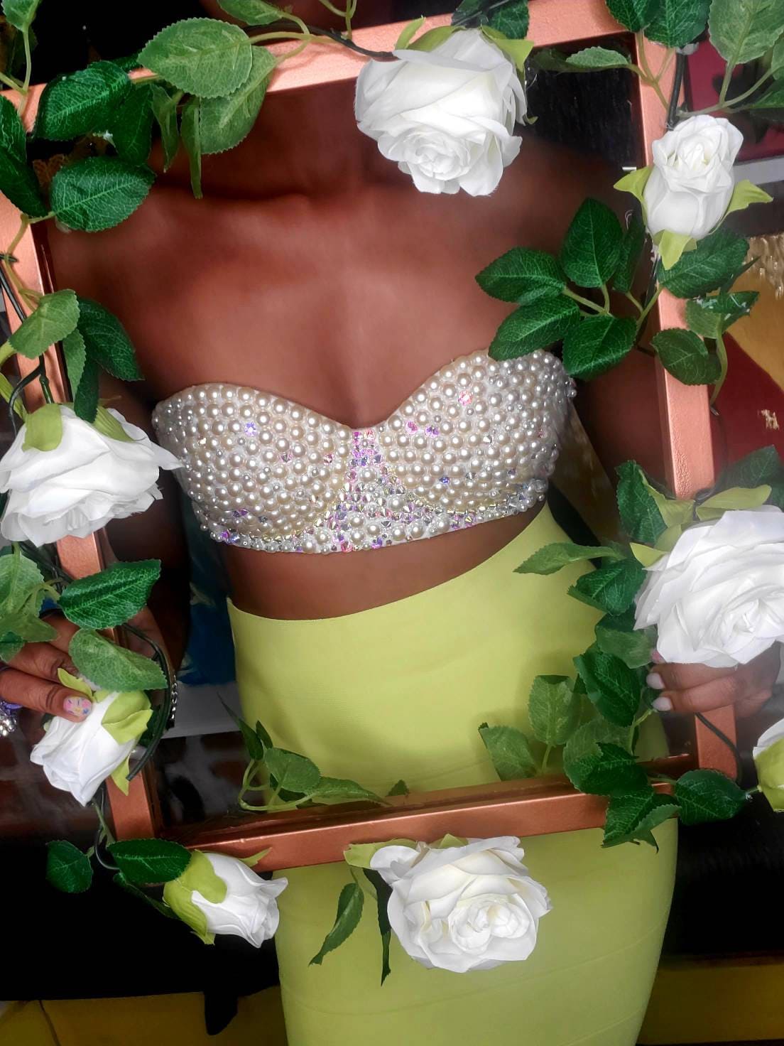 Diamonds and Pearls Bralette