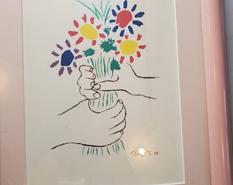 Ramo de Paz" Impresión Picasso de edición limitada