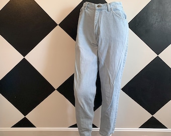 Vintage 1980s Wrangler Light Wash High Waist Jeans
