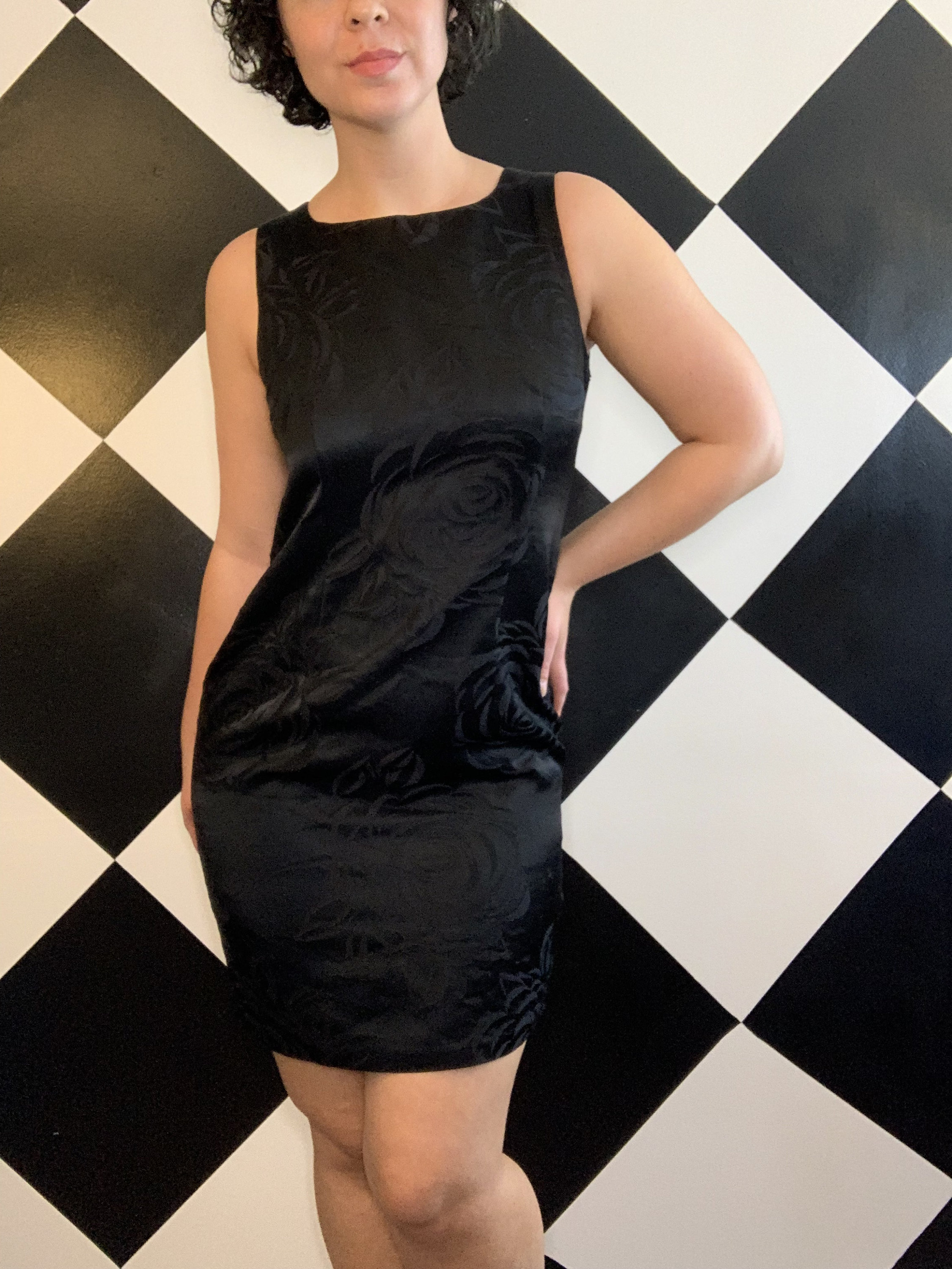 1960s Black Dress 
