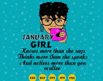 Download January birthday svg | Etsy
