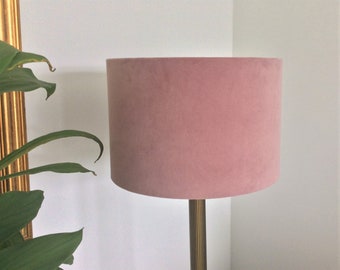 blush pink tall lamp