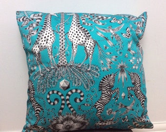 Blue zebra pillow | Etsy Kruger Decorative Throw Pillow in 2020
