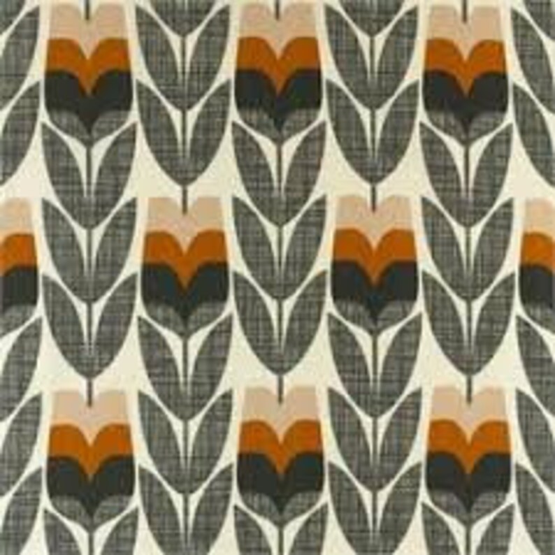 Rose Bud Orange by Orla Kiely Reversible Cushion Cover Etsy