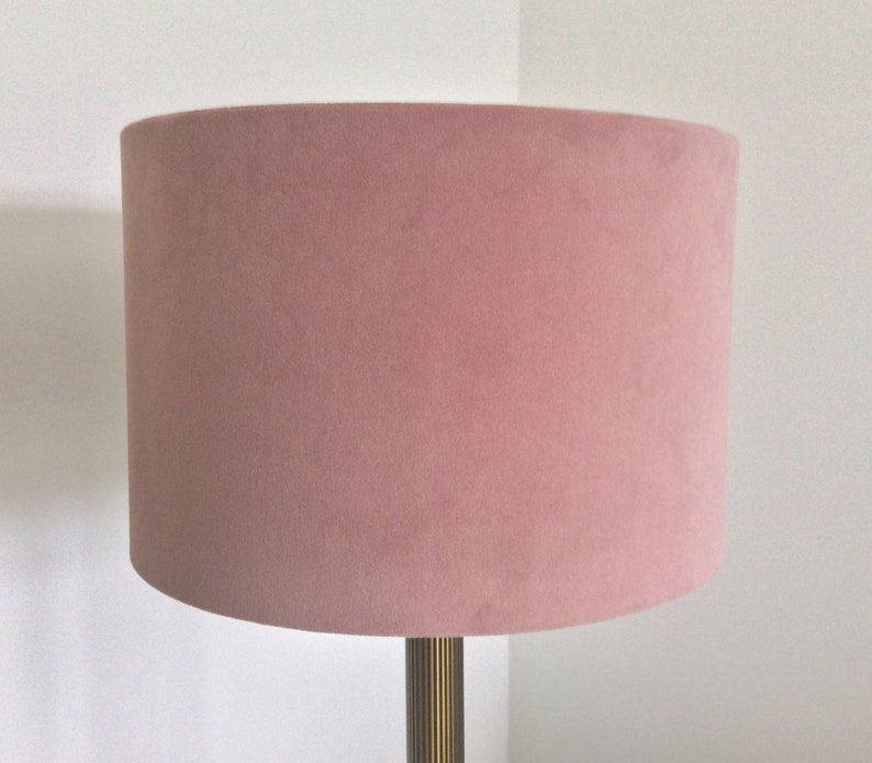 Blush Pink Velvet Fabric Lampshade Ceiling and Lamp/standard Etsy