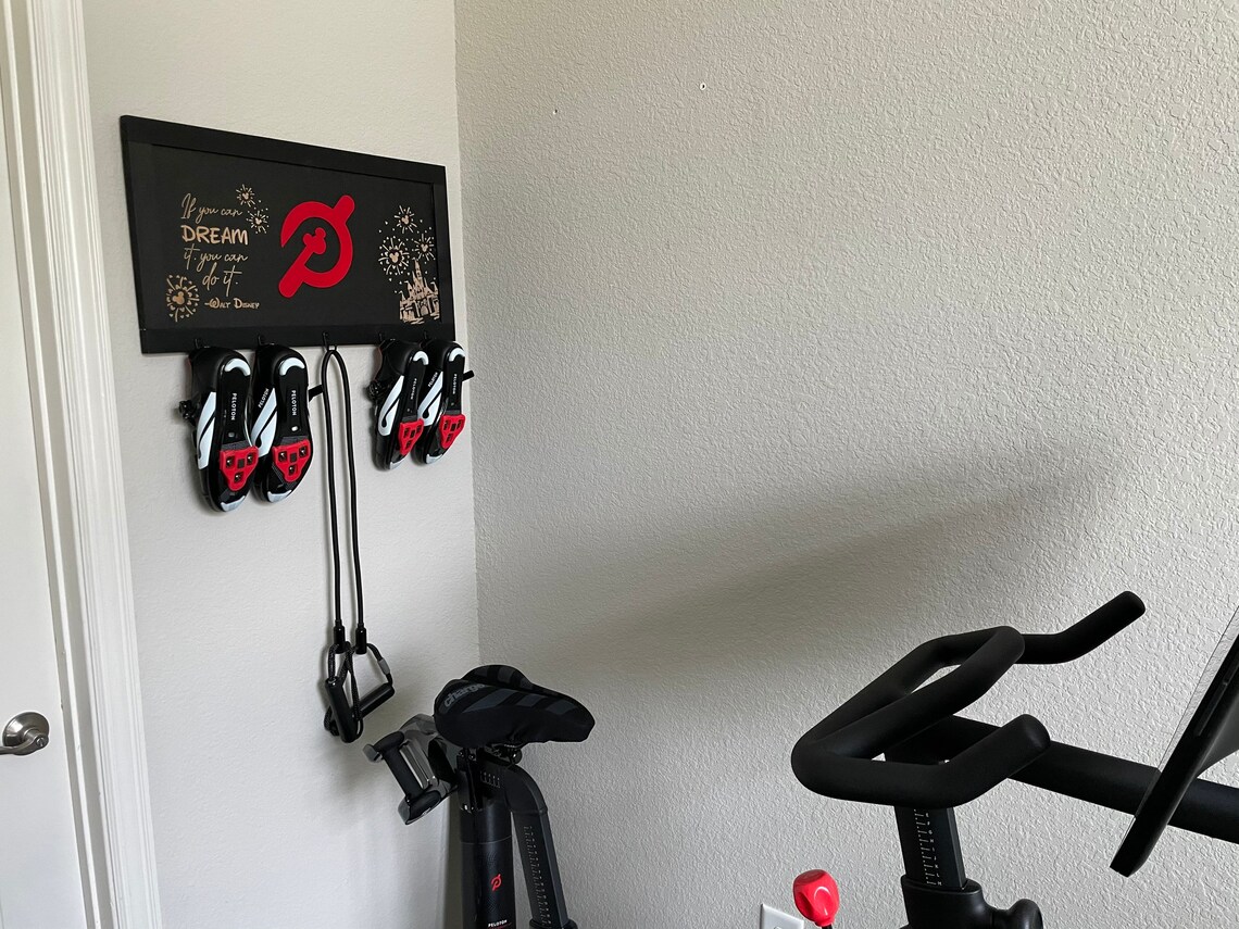 Disney Inspired Peloton Shoe/Utility Rack Etsy