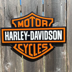 Harley Davidson Wooden Sign