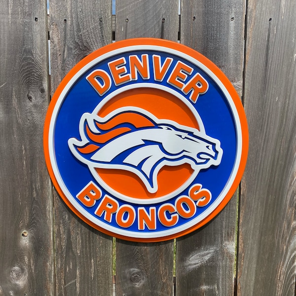 Décoration murale des Broncos de Denver