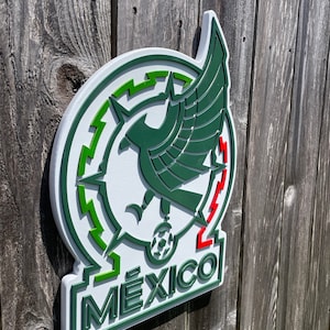 Mexico National Football Wooden Home Decor