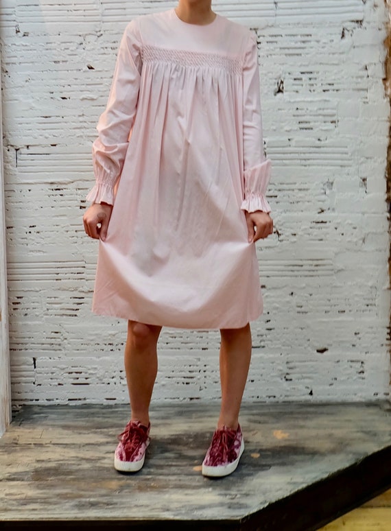 peasant boho dress, festival pale pink summer dre… - image 6