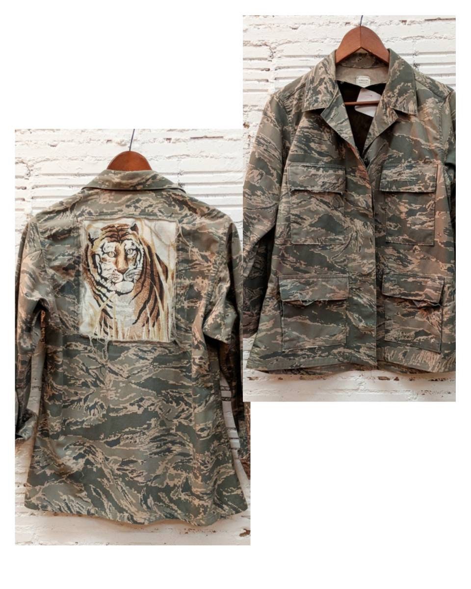 Tiger Camo Jacket - Etsy