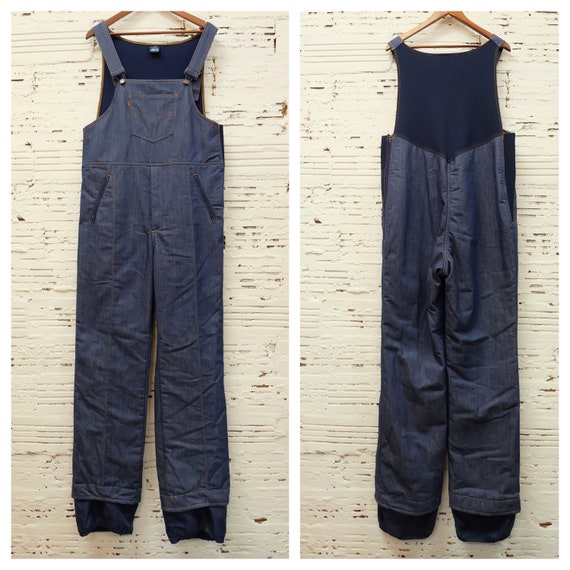 Vintage Levi's Snowsuit, Bibs, overalls, 1970s, 19