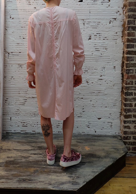 peasant boho dress, festival pale pink summer dre… - image 4
