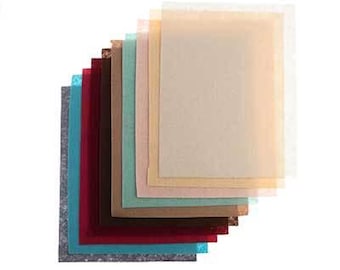 Colourful GoodFelt Beading Foundation- 1.5mm Thick, 8.5*11in Sheet
