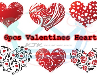 Valentine's Day Heart  svg, eps, png, dxf Instant download, SVG for Cricut and Silhouette.