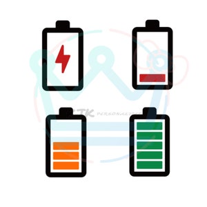 Family Battery Bundle svg, eps, png, dxf Instant download, SVG for Cricut and Silhouette. image 2