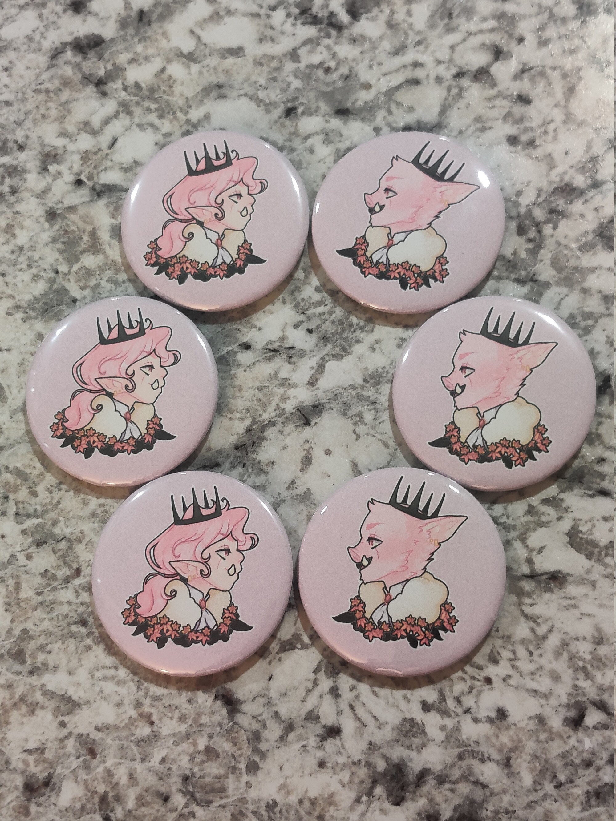 Technoblade Dream Smp Inspired Pin Buttons!