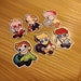 Dream SMP War/Dream Team Inspired Mini Plushie Sticker Pack