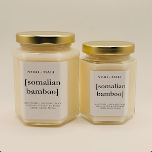 N+M Somalian Bamboo Soy Candle