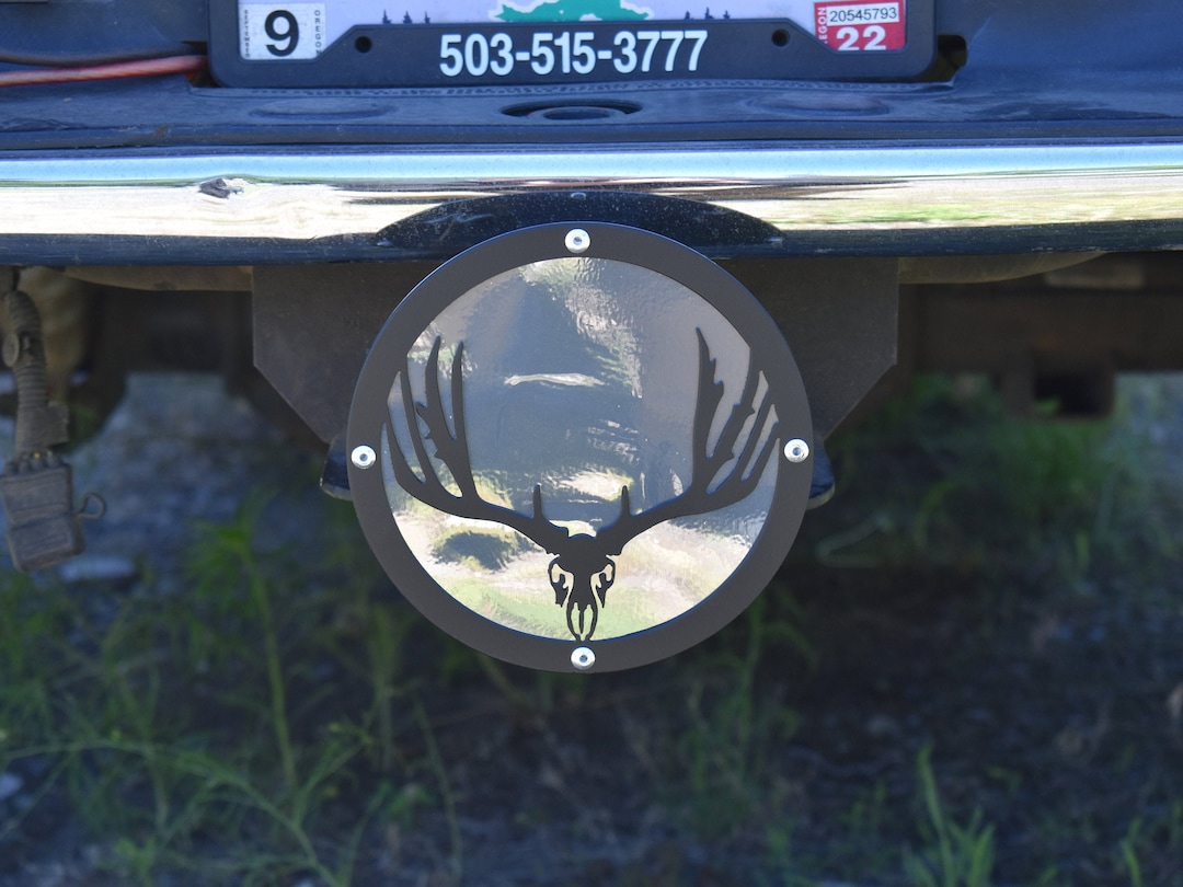 Hitch Cover Deer Skull Hitch Cover Hunting Hitch Cover Etsy