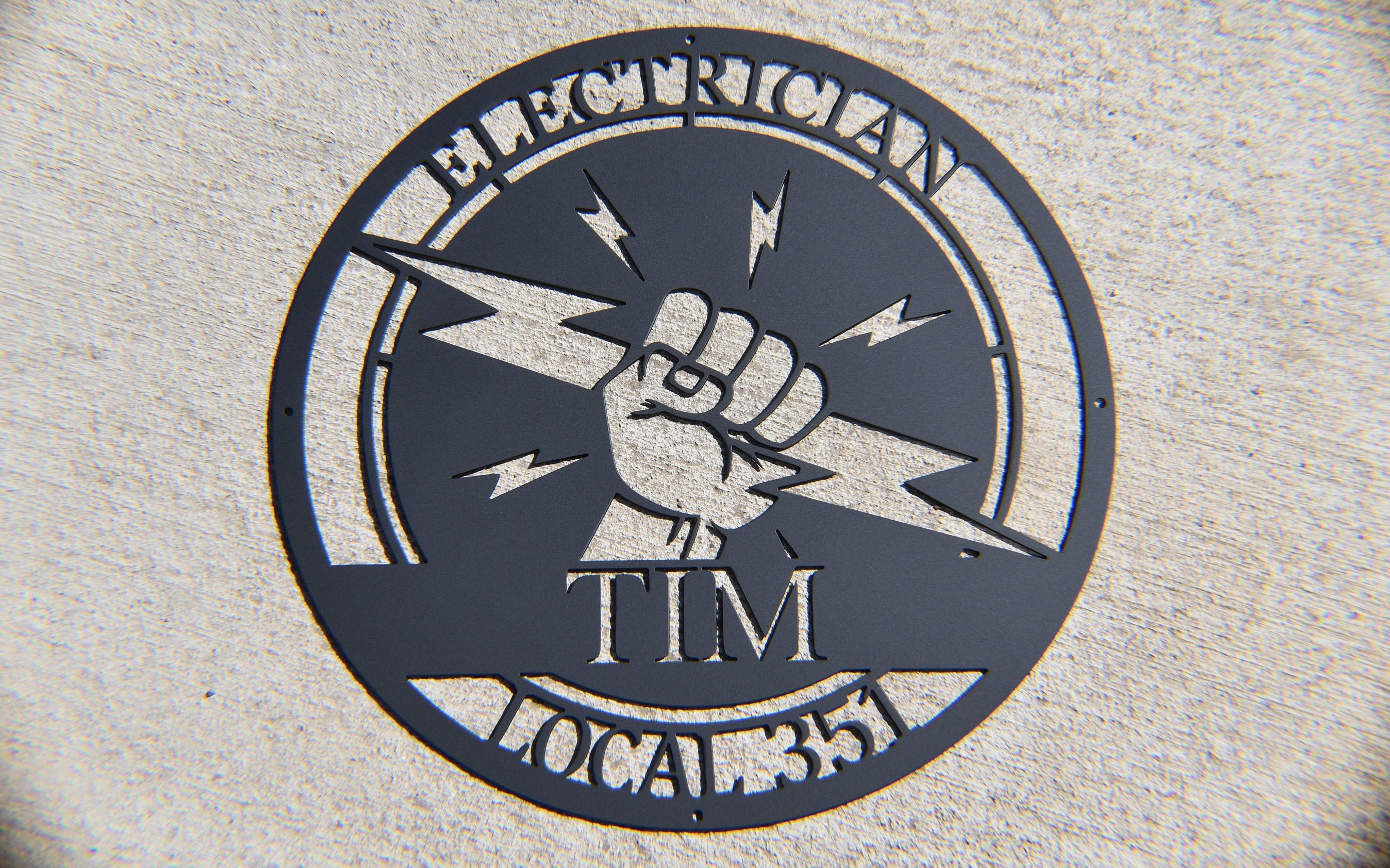 Electrician Sign electrical Workers Sign union Electrician Etsy Singapore