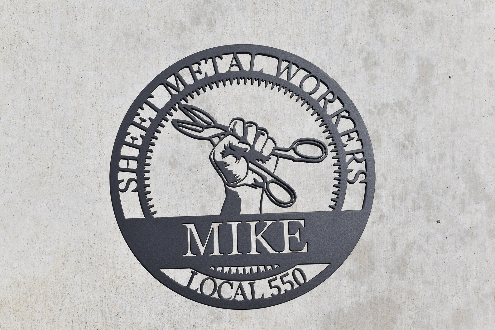 Sheet Metal Workers Sign Union Sheet Metal Workers Etsy