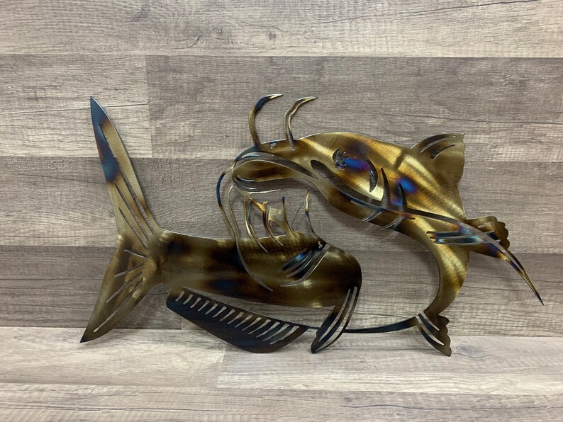 Catfish Wall Decor-fishing Decor-gifts for Him Fish - Etsy