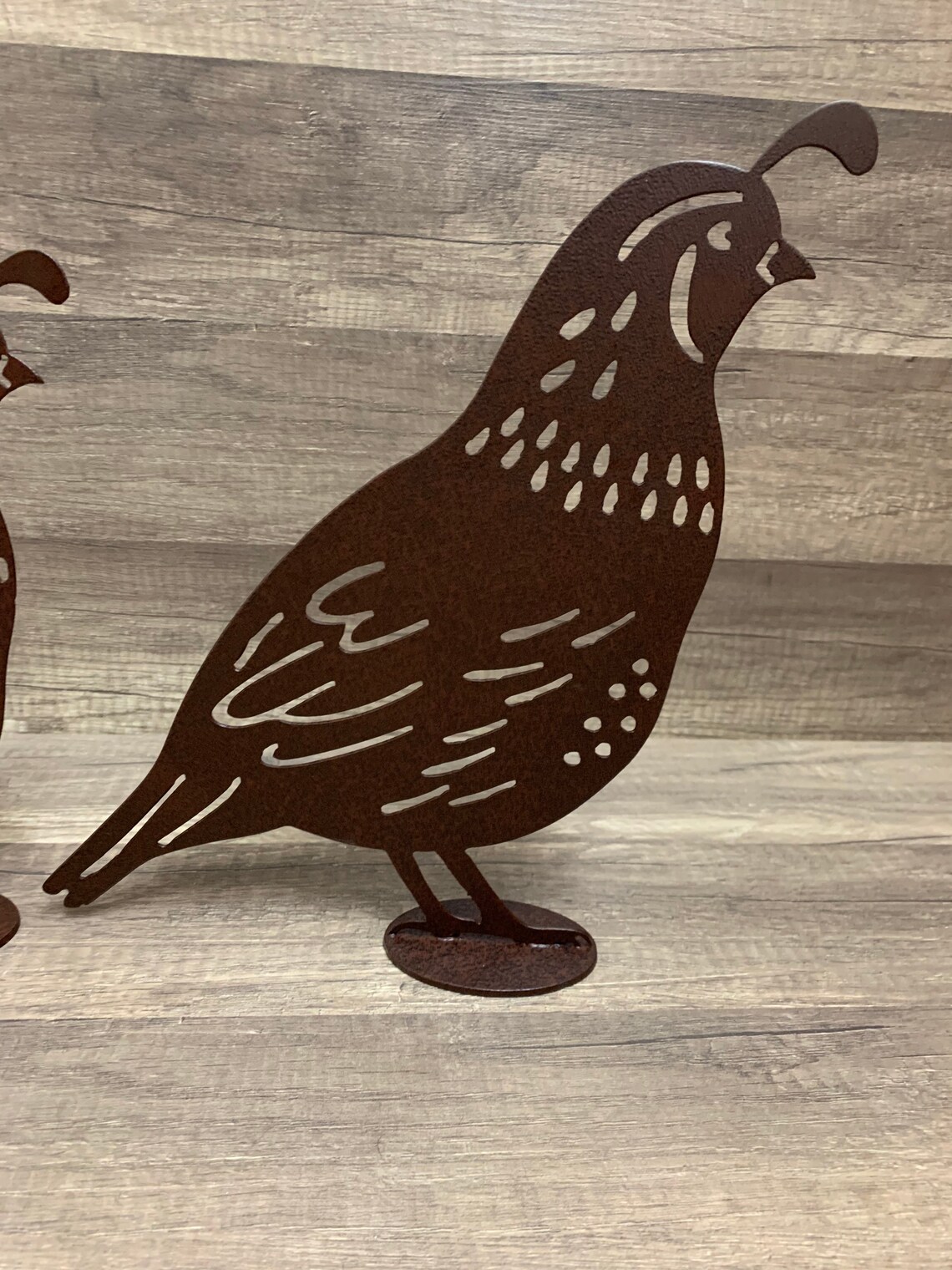 Quail Family metal Quail quail Artyard Decordecorative Etsy