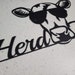 Herd That Sign-cow Sign-farmhouse Decor-farmhouse Wall - Etsy