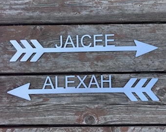 Arrows -Personalized Name Sign-Children's Room Decor-Nursery Room Decor