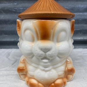 Vintage Kitten Cookie Jar