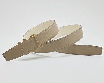 Handmade 32mm calf skin reversible belt strap size also a replacement belt for any 32mm buckle