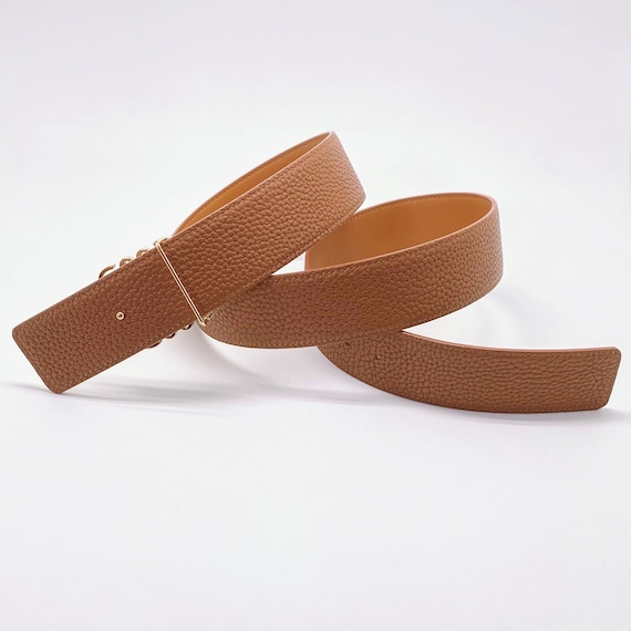 Reversible Genuine Leather Belt Strap