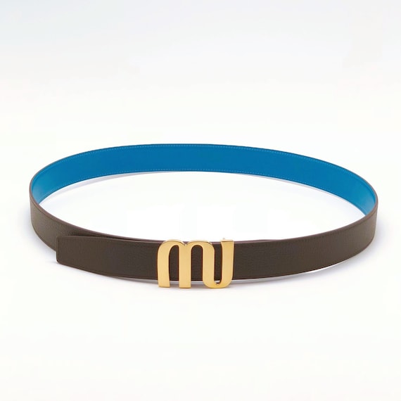 Handmade 32mm genuine bull skin reversible belt strap size 95 with Matt  Lucas buckle also a replacement belt for Hermes 32mm buckle