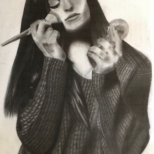 Charcoal/penicl drawing