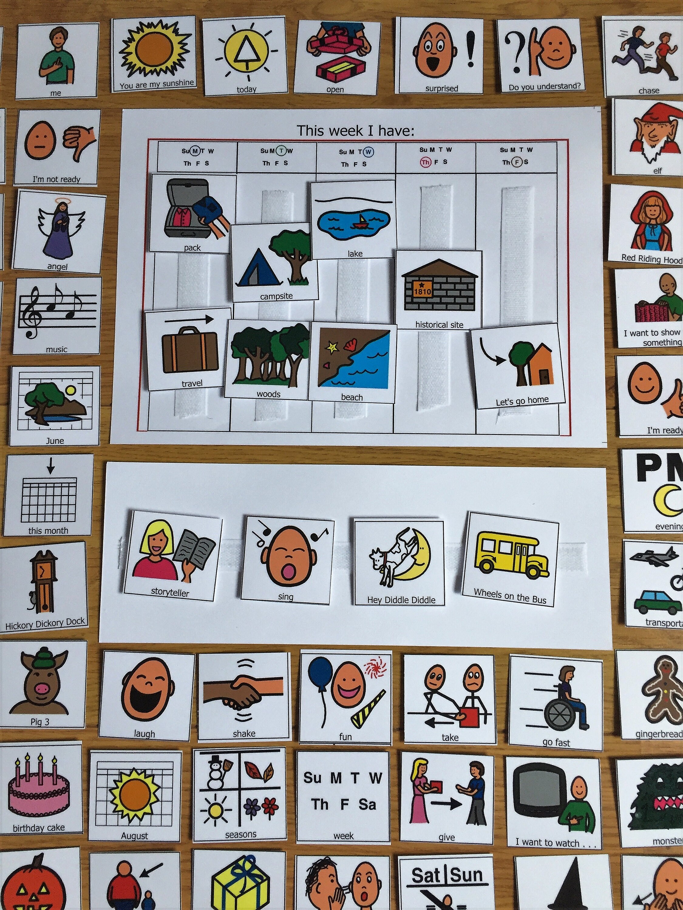 PECS 200 cards and calendar professionally printed and Etsy