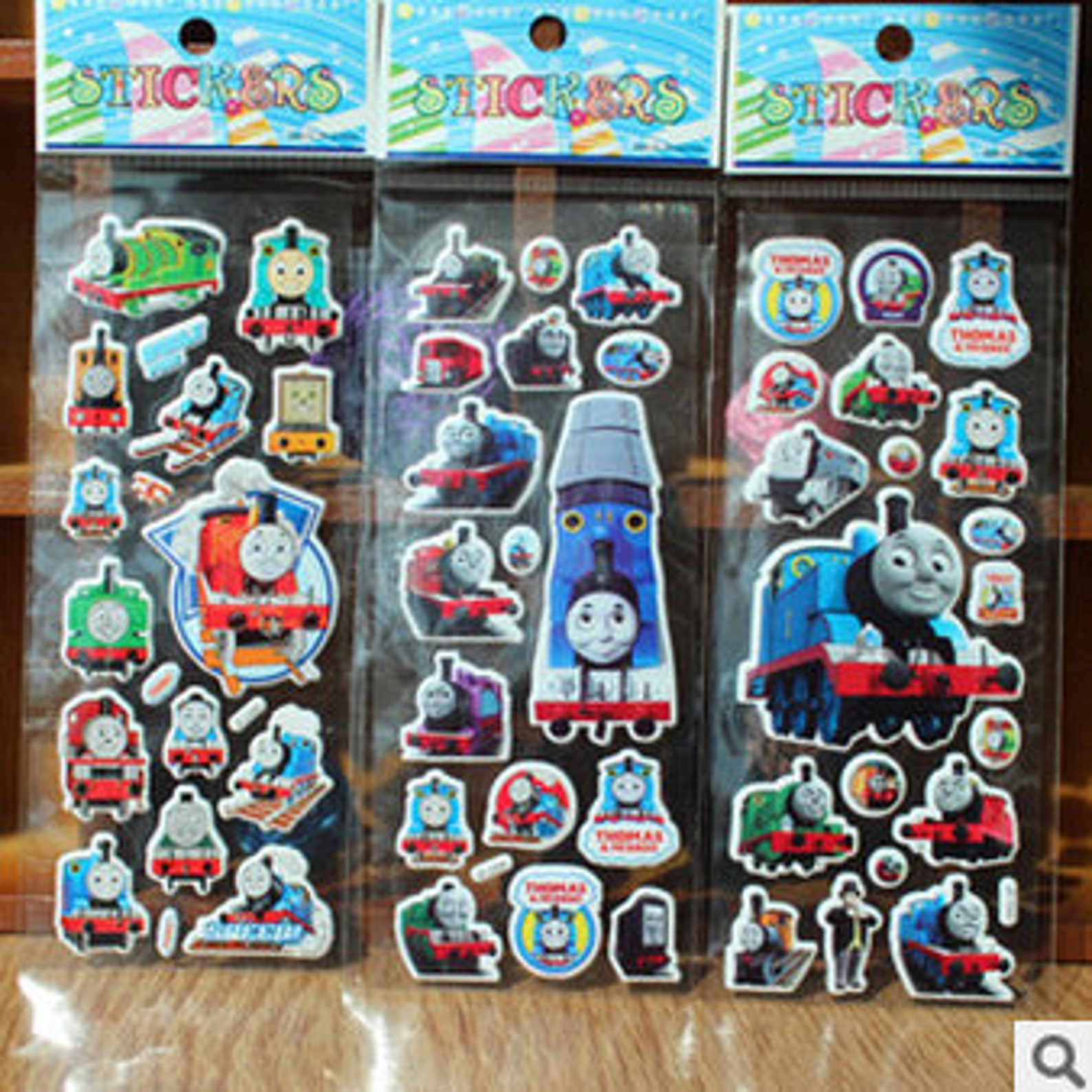 Thomas and Friends Stickers 10 Sheets 150 stickers 3d puffy | Etsy