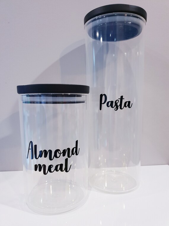 Custom Pantry Food Container/jar Labels Etsy