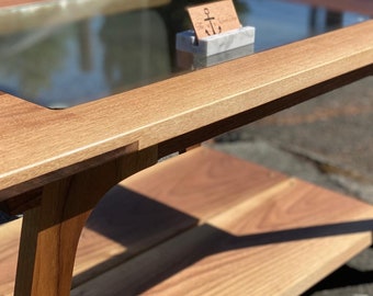 Mid Century Modern Walnut Coffee Table.